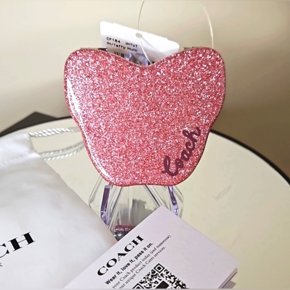 Coach Glitter Butterfly Compact Mirror - Picture 2 of 7